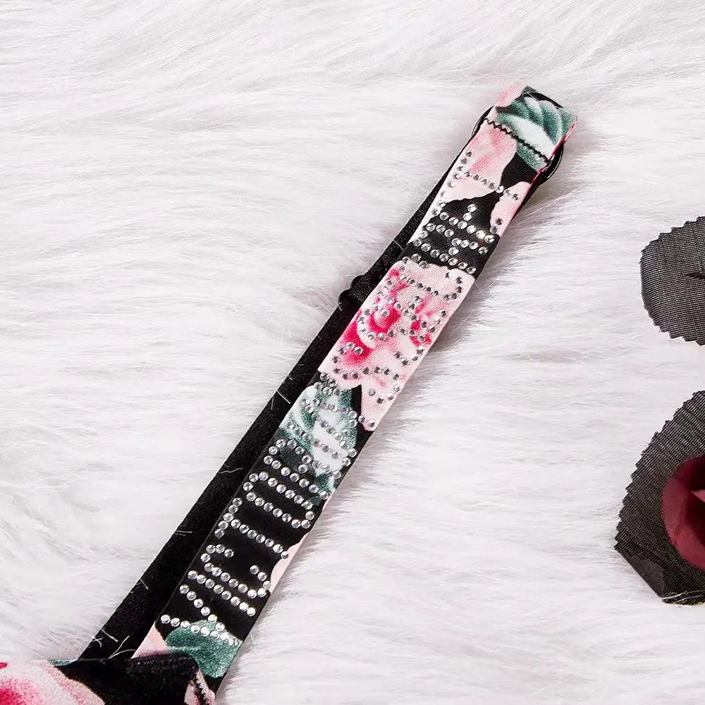 Victoria's Secret Women Sexy Rhinestones Comfortable Lingerie Femme Push Up Underclothes Bra And Panties 2 Piece Set Underwear