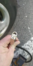 Bomba de aire de latón para coche y camión, válvula de neumático de 8mm, adaptador de conector de abrazadera de Clip