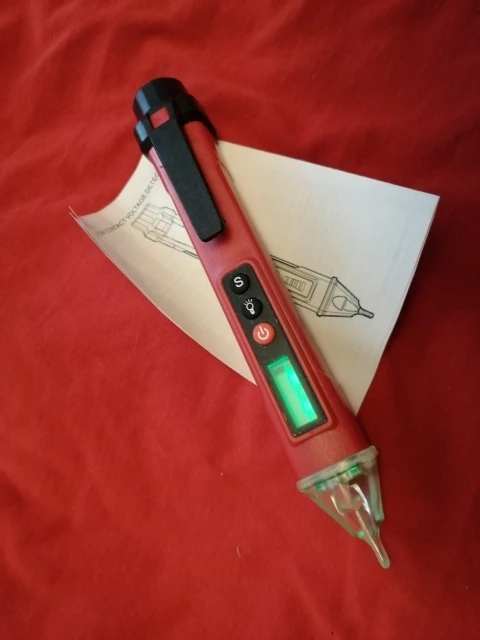 Отзыв о товаре ANENG VC1010 вольтметр цифровой тестер индикатор напряжения тестер напряжения Цифровые датчики напряжения переменногопостоянного тока умная бесконтактная ручка измерительный прибор индикаторная отвёртка вольтметры от пользователя V***v