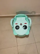 Orinal bebé para niños Baño de niños bebé orinal asiento de entrenamiento chicas inodoro portátil cuña cómodo respaldo de dibujos animados ollas