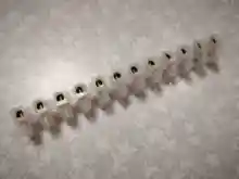 Electrical Connector Block-Terminal Strip Barrier Plastic 12-Positions Dual-Row