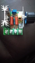 AC 220V 2000W SCR regulador de voltaje oscurecimiento reguladores controlador de velocidad del Motor termostato electrónico módulo regulador de voltaje