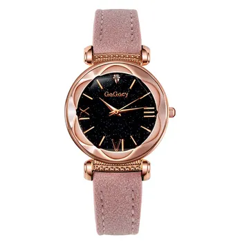 

2019 Watches Women Fashion Gogoey Brand Leather ladies dress Personality roma