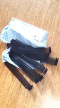 10pcs/pack Black Hard Steel Dust Filter Blanking Plate PCI Slot Cover With Screws