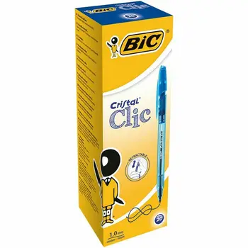 

BiC Crystal click ball tip retractable pen 1 unit