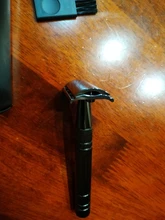 Maquinilla de afeitar de doble filo, maquinilla de afeitar de doble filo con 10 cuchillas de afeitar, Premium Wet, clásica, de Metal, se adapta a todas las cuchillas de afeitar estándar