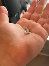 Pendiente de acero inoxidable para mujer, pendiente de Clip para oreja, sin piercing, para cartílago, Punk Rock, 1 unidad