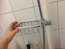 Shelf Organizer Rack-Holder Shampoo Soap Shower-Storage Aluminum-Basket for with Hooks