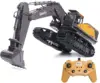 Mexico Stocks Huina 1592/1593/1594 Metal  1/14 Scale RC Excavator Remote Control Digger Construction Vehicle Model 1