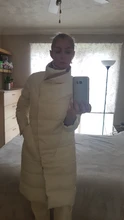 Jacket Women Parkas Down-Coat Ultra-Light Double-Sided Winter Fitaylor White-Duck-Down