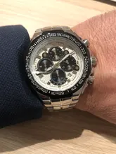 WWOOR Relojes hombres superior de la marca de lujo de negro deporte cronógrafo reloj hombre grande de moda reloj de pulsera de cuarzo Dial reloj Masculino 2021