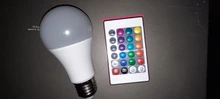 Spotlight-Bulb Bombillas Led-Rgb-Lamp Remote-Control Dimmable E27 110V 220V 10W 2835