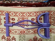 HKG-banda de resistencia de 4 tubos, cuerda elástica para tirar hacia arriba, gimnasio, ejercicio, Pedal, articulación del tobillo, equipo de Fitness para pérdida de peso