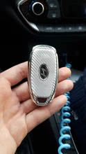 Funda protectora para llave de coche, accesorios para Hyundai i30 Ix35 Encino Azera Accent TM Palisade Santa Fe, decoración automática