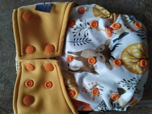 Baby Diapers Elinfant Insert-Pocket Reusable Nappy Washable Waterproof Cartoon Suit 1pcs