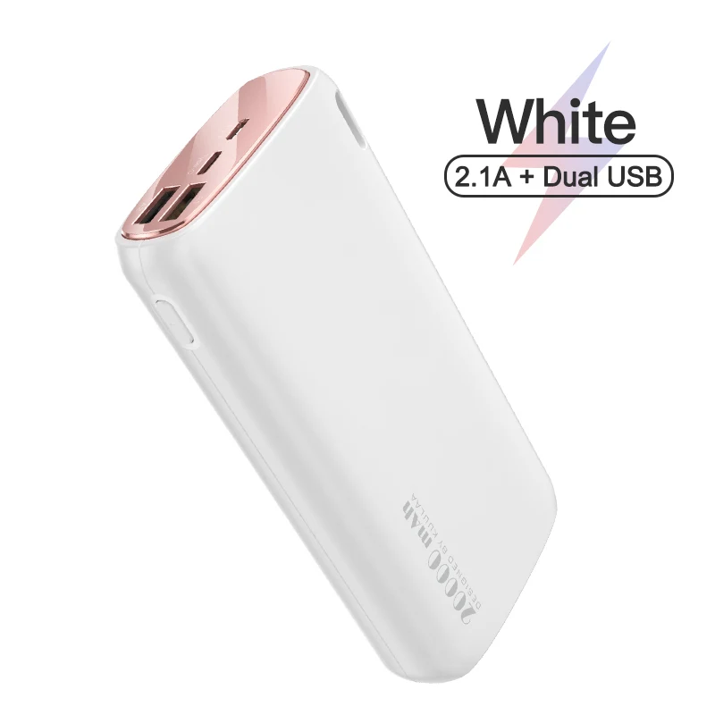 KUULAA Power Bank 20000mAh Portable Power Bank Charger External Battery USB Fast Charging Power bank For iPhone Samsung Xiaomi powerbanks Power Bank