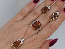 JewelryPalace-Anillo de cóctel ajustable de Plata de Ley 925, sortija de corte esmeralda de 6 quilates, zultanita de imitación Nano, cambio de Color, diasporo abierto