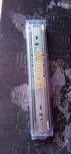 Track-Rail Hardware Sliding Furniture Cabinet KAK Soft Close 10--22-stainless-Steel Three-Section