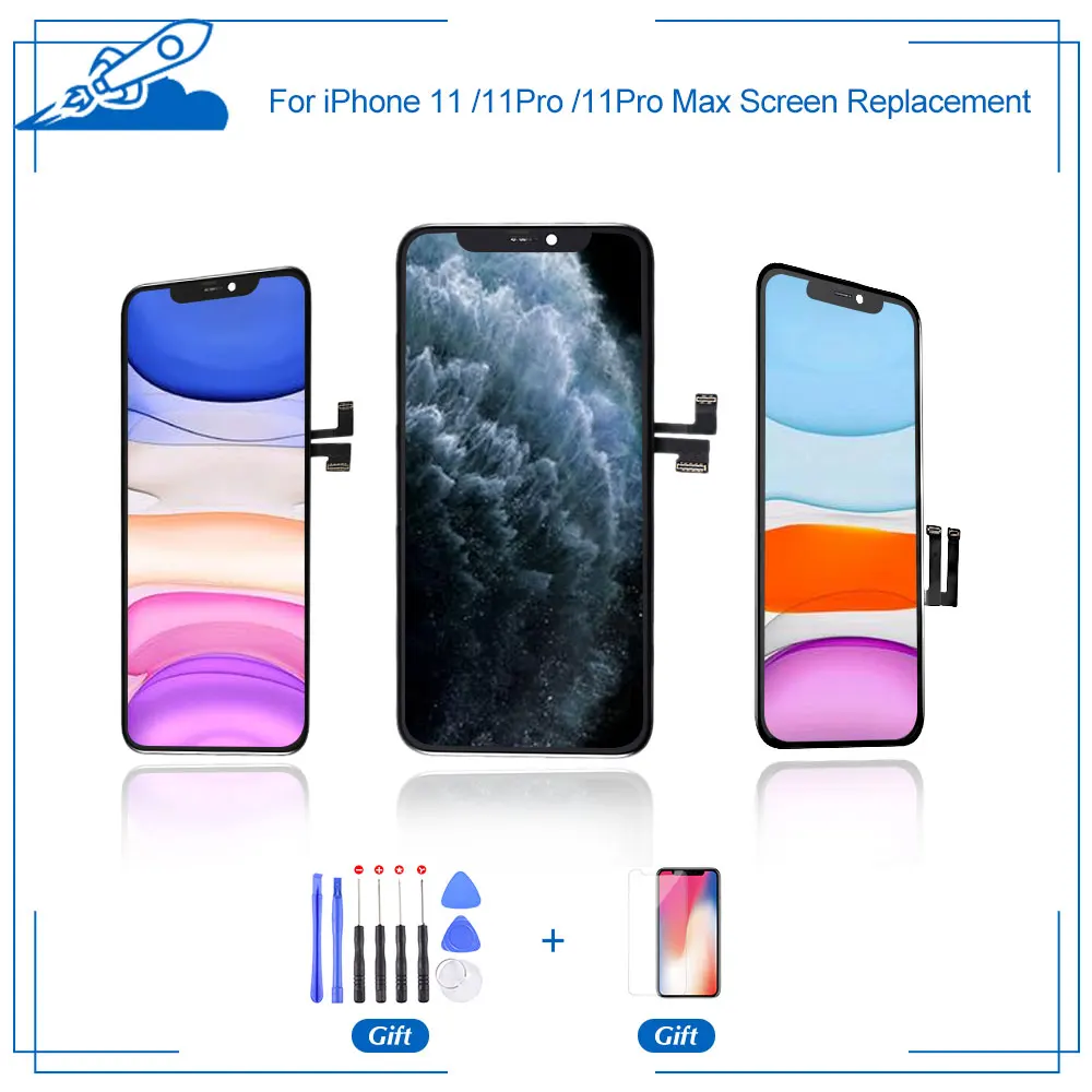 

OEM For iPhone 11 11ProMax LCD Touch Screen OLED Display Digitizer Assembly For iPhone11 Pro Replacement Parts Best Quality