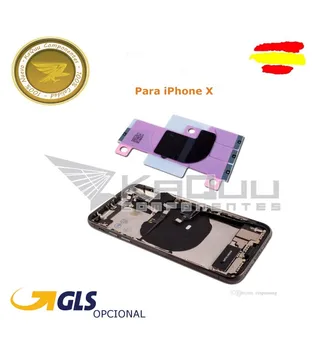 

Chassis COMPONENTS for iPhone X A1902 A1901 BLACK housing frame and chap
