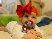 Accesorios para bebé, diadema con lazo para niña pequeña, sombrero sólido para recién nacido, tocado, banda elástica de nailon, accesorios para regalos, 2019