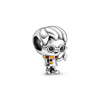 

PANDORA, Charm Pandora Harry Potter (REF 798626C01) in sterling silver with yellow enamelled, red and Black