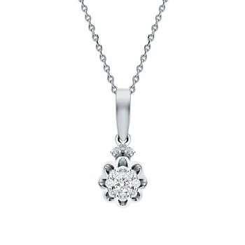 

Gold pendant with diamonds sunlight sample 585