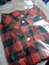 Plaid Shirt Blouses Tops Long-Sleeve Flannel Casual Cotton Women Brand-New Red Excellent-Quality