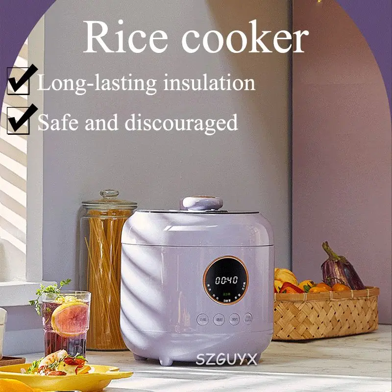 Electric rice cooker 4L micro piezoelectric with non-stick coating household electric pressure small smart  Бытовая | Electric Pressure Cookers -1005003093924750