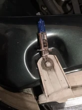 SINOVCLE-bombilla halógena H1 para faro de coche, lámpara de cristal de cuarzo azul oscuro, 12V, 100W, 5000K, 2200Lm