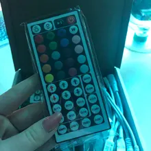 5M-30M tira de LED de 5050 de 2835 IP20 RGB banda LED Luz de cinta a rayas DC 12V diodo RGB cinta IR adaptador de controlador