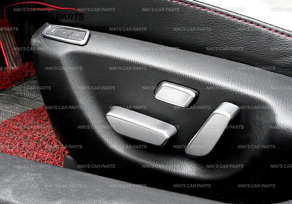 Накладки на кнопки сидений для Mazda 6 2013- из серебра матовая пластиковая формовка из АБС украшение автомобиля Стайлинг интерьер