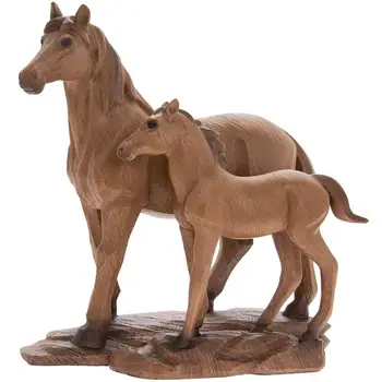 

Figurine horse with a stallion 24x22 cm