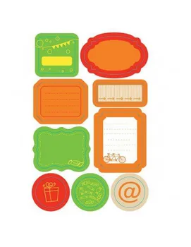 

SCRAPBOOKING TO DECORATE 9 STICKERS IN EACH PACK CHILDREN