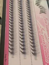 Pestañas de racimo de 60 clústeres/caja, pestañas de extensión de pestañas individuales gruesas bunches maquillaje profesional pestañas postizas