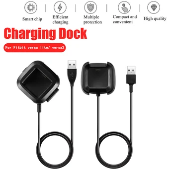 

Replaceable USB Charger For Fitbit Charge2 Smart Bracelet USB Charging Cable for fitbit versa band 2 / versa Wristband Adapter