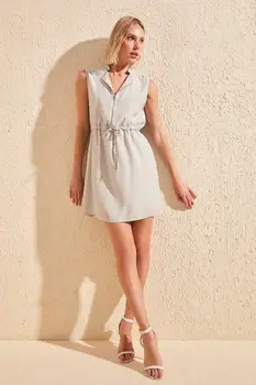 

Trendyol Shirred Zipped Dress TWOSS20EL1662