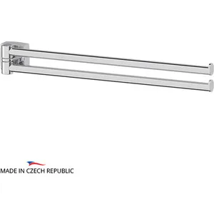 

Towel Holder swivel FBS esperado double 37 cm, Chrome (esp 044)