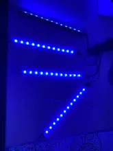 Lámpara led ambiental para coche, luces decorativas para interior, control remoto inalámbrico de música, múltiples modos