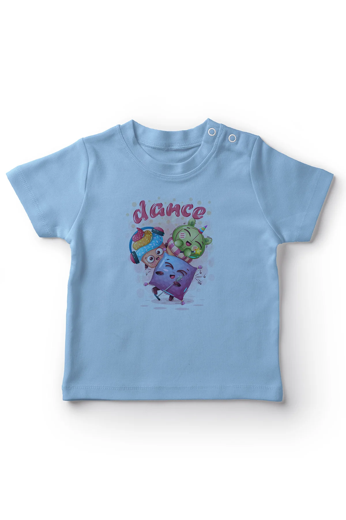 Angemiel Baby Dancing Pad Cake and Cactus Male T-Shirt Blue |