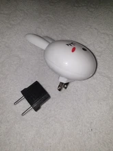Led-Night-Light Bedside-Lamp Gifts Us-Plug Wall Bedroom Rabbit Cartoon Baby/children