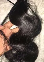 YISEA onda del cuerpo mechones con cierre 3 mechones brasileño de la armadura del pelo extensiones de cabello humano mechones con cierre de encaje de cierre con mechones