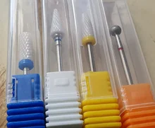 Brocas de carburo de tungsteno para manicura eléctrica, accesorios para limpieza de cutículas y pedicura