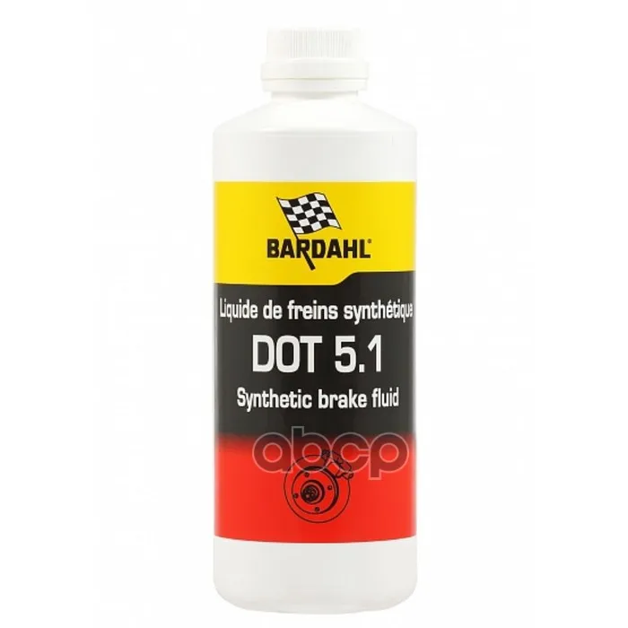 Dot5.1 Жидкость Тормозная 0,5л Bardahl арт. 4959