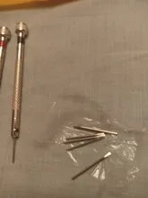 Destornillador de acero de 0,8-1,6mm para reparación de relojes, herramientas para relojes portátiles, eliminación de banda con Mini Pines de enlace, Kits de herramientas de relojero