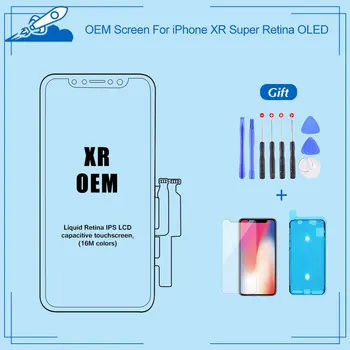 

OEM For iPhone XR With OEM True Tone Supported 3D Touch Digitizer Assembly LCD Screen Replacement Display For iPhoneXR with Gift
