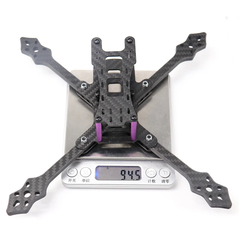 TCMMRC AC 220 мм углеродное волокно 6 мм Arm FPV Гоночный комплект рамы 97g для RC Дрон FPV Racing