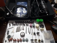 Dremel-minitaladro eléctrico, grabador, herramienta rotativa, pulidora, 180W, herramienta eléctrica, pluma de grabado de velocidad Variable con accesorios