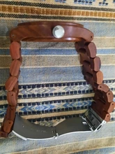 Uwood-relojes de madera para hombre, reloj de pulsera de madera de bambú, correa de madera, reloj de cuarzo, Regalo para marido, Masculino