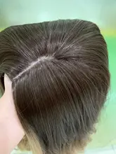 JONRENAU-Peluca de cabello sintético con flequillo para mujer, pelo largo ondulado Natural, Rubio mixto, marrón claro, para fiesta, Blanco/negro